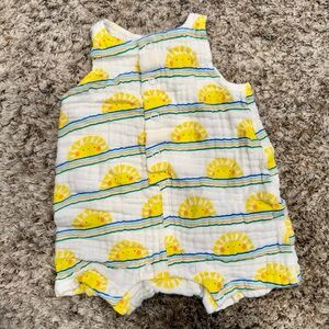 Angel Dear Sun Print Muslin Romper 3–6M